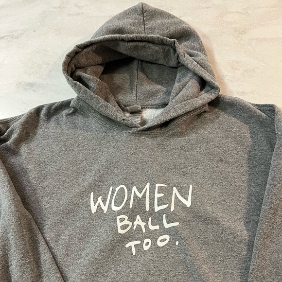 Women Ball Too Tops - Women Ball Too Gilman Grey Unisex Hoodie 2XL